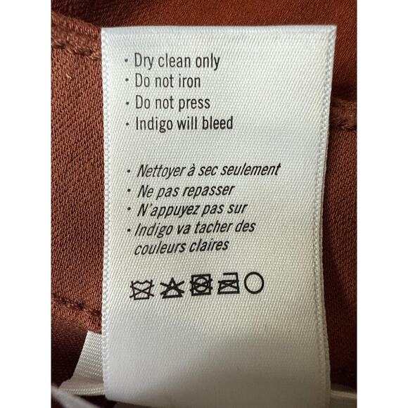 PAIGE Women's Leenah Ankle Patch Pockets Clay Sunset Luxe Coating Size 29 - Picture 13 of 16